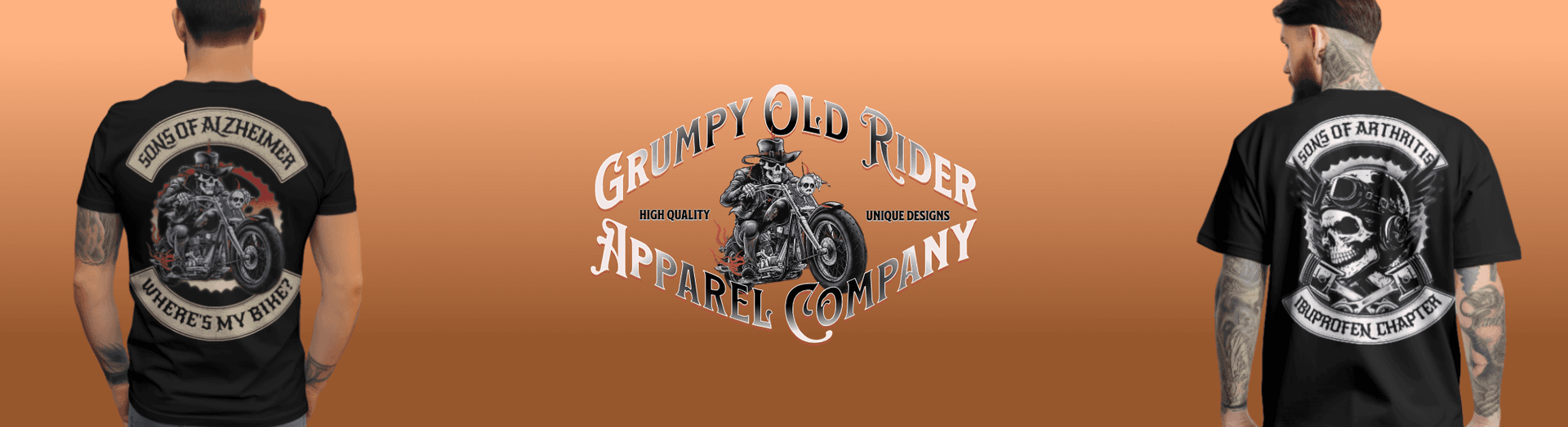 Banner for Grumpy Old Rider Custom Apparel
